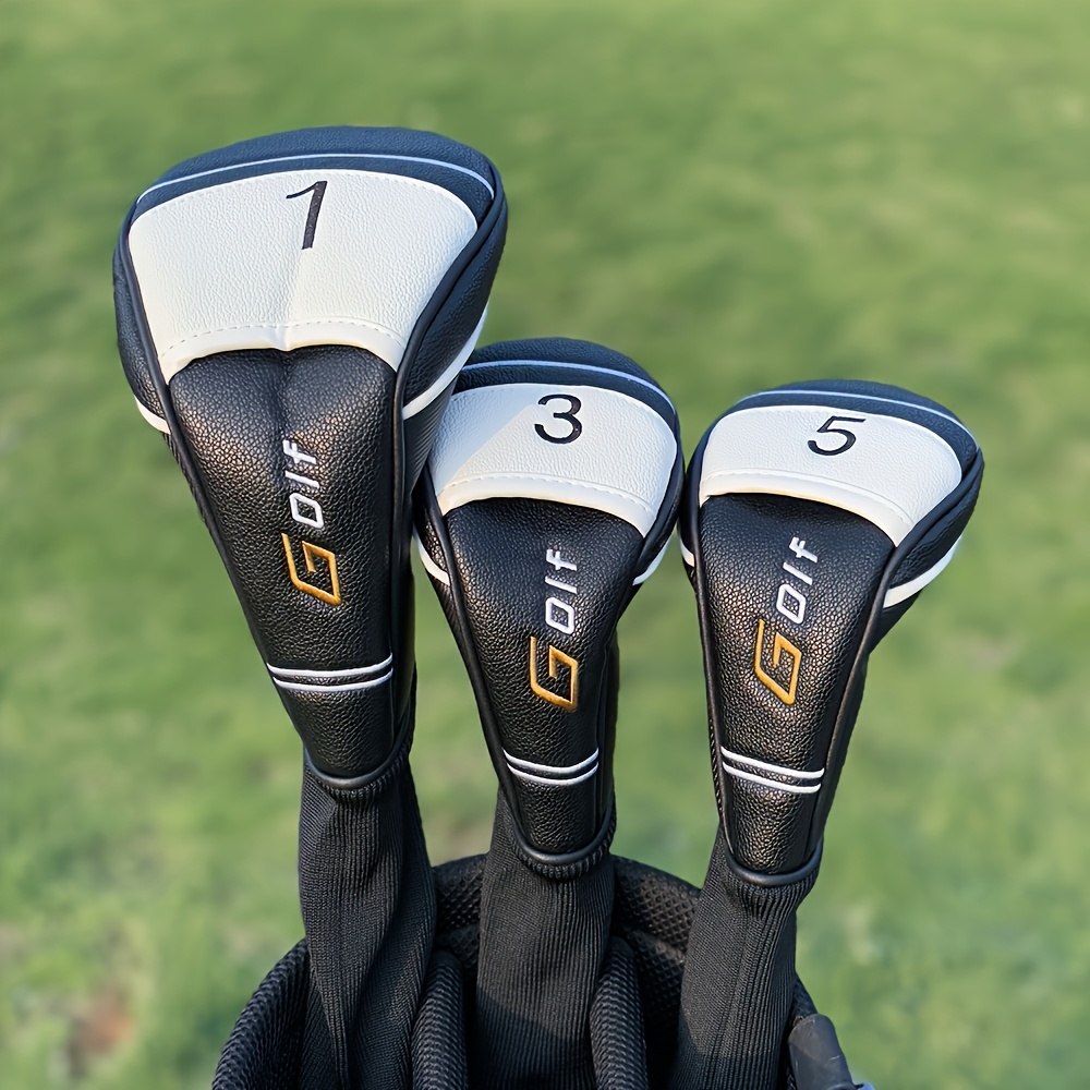 Golf Driver - 1개/3개 골프 헤드커버 - 드라이버, 페어웨이