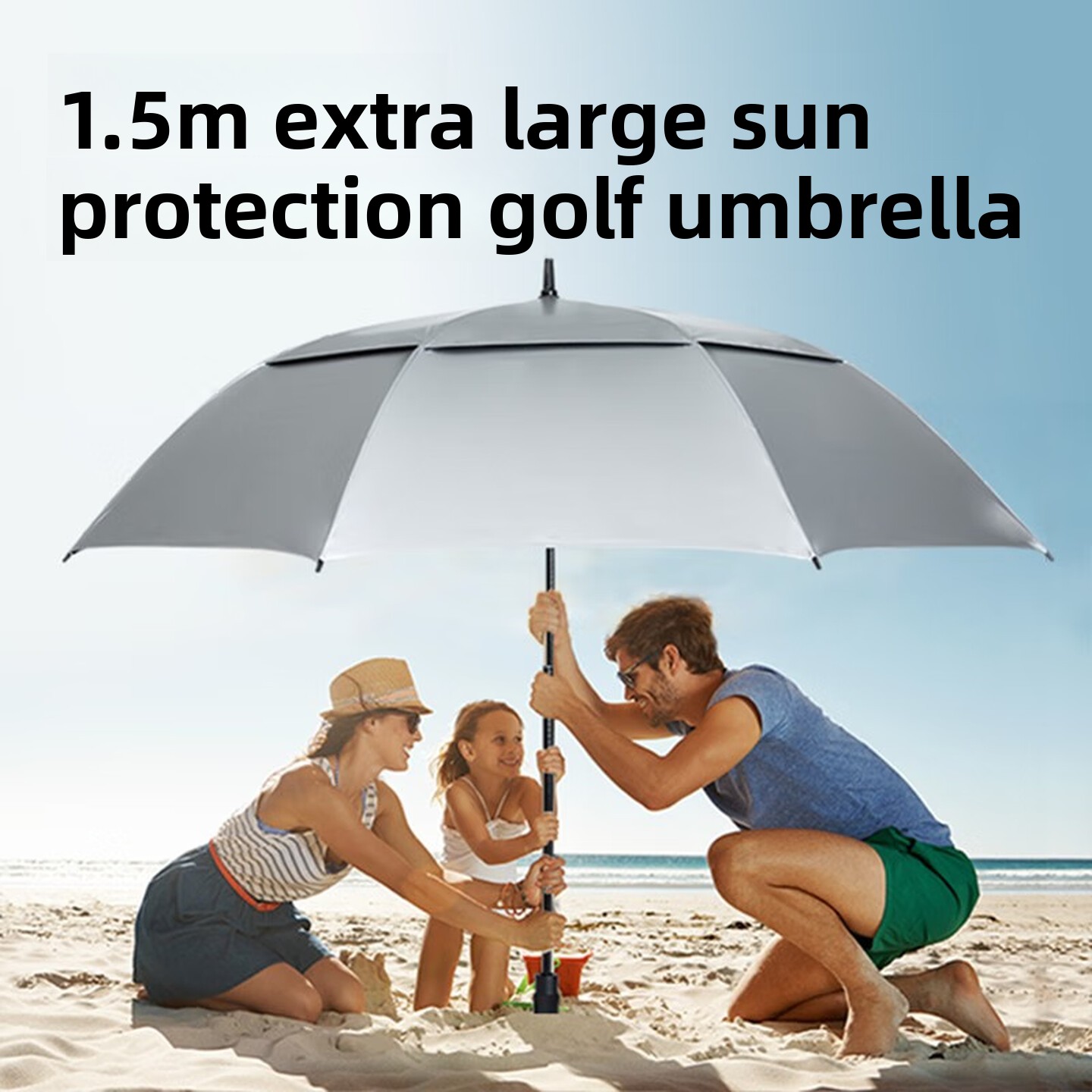 대형 골프 우산 긴 손잡이 UV 차단 대형 캐노피 파라 - Golf Umbrella Large 리뷰 및 가격