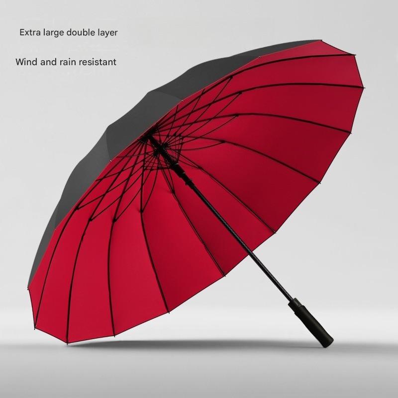 30인치 16개 리브 자동 이중 레이어 골프 우산 롱  - Golf Umbrella Large 리뷰 및 가격