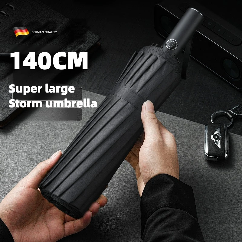남자와 여자를 위한 초대형 140CM 자동 접이식 우산 - Golf Umbrella Large 리뷰 및 가격