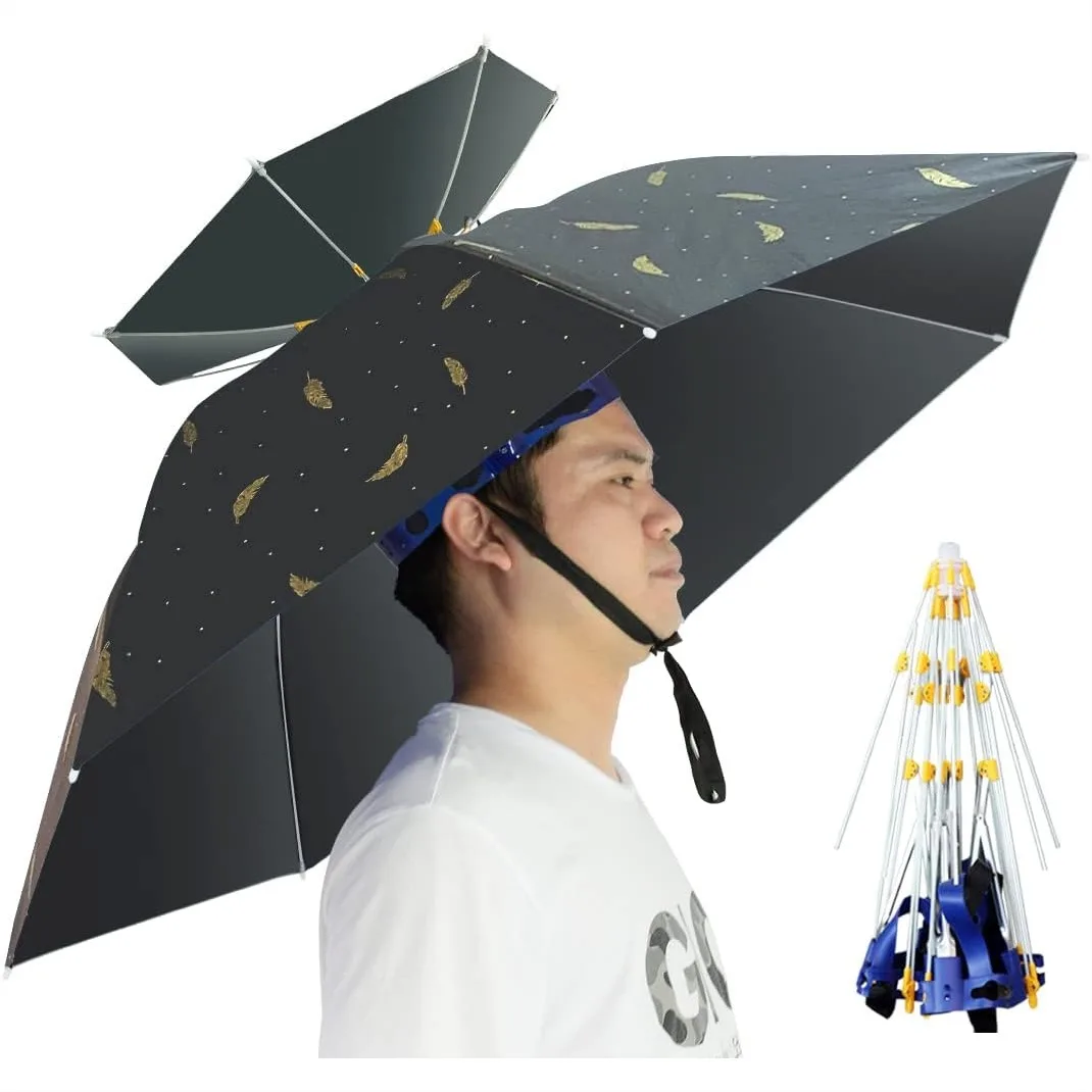 접이식 조절 가능한 우산 모자, 37.4인치 대형 핸즈 - Golf Umbrella Large 리뷰 및 가격