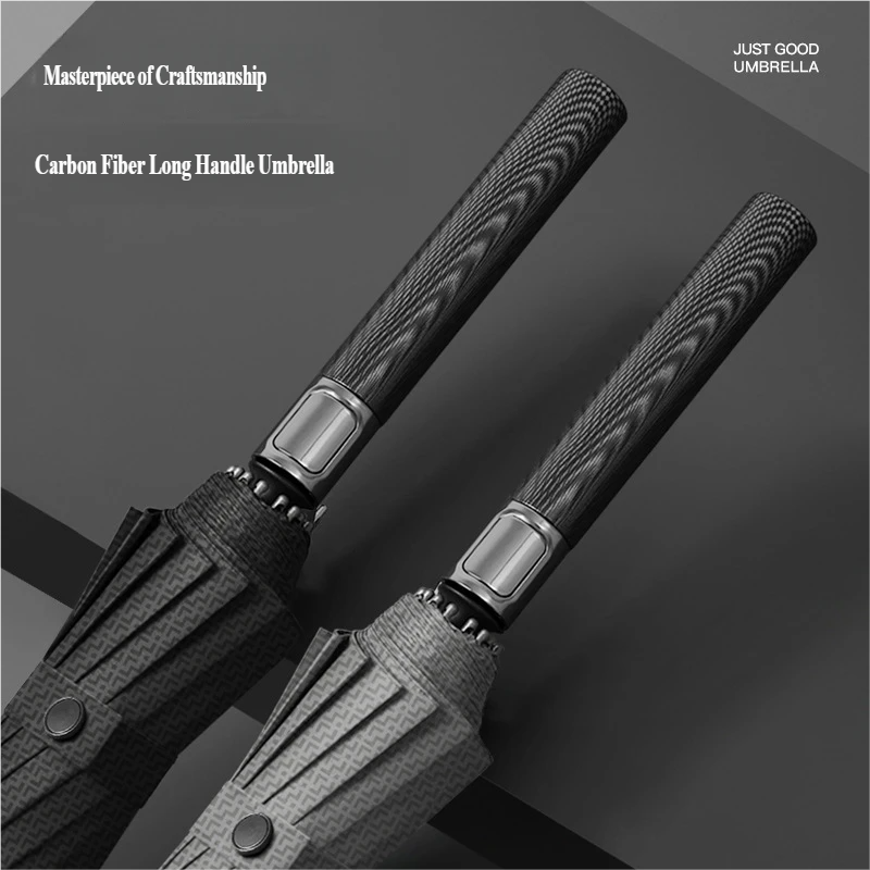 16개의 립이 있는 자동 개폐식 카본 파이버 직선 우산 - Golf Umbrella Large 리뷰 및 가격