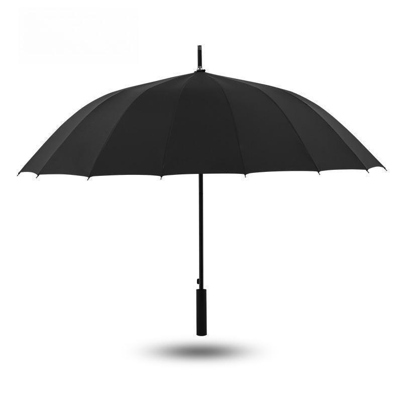 16개의 강철 립이 있는 강화형 롱 스트레이트 핸들 반 - Golf Umbrella 리뷰 및 가격