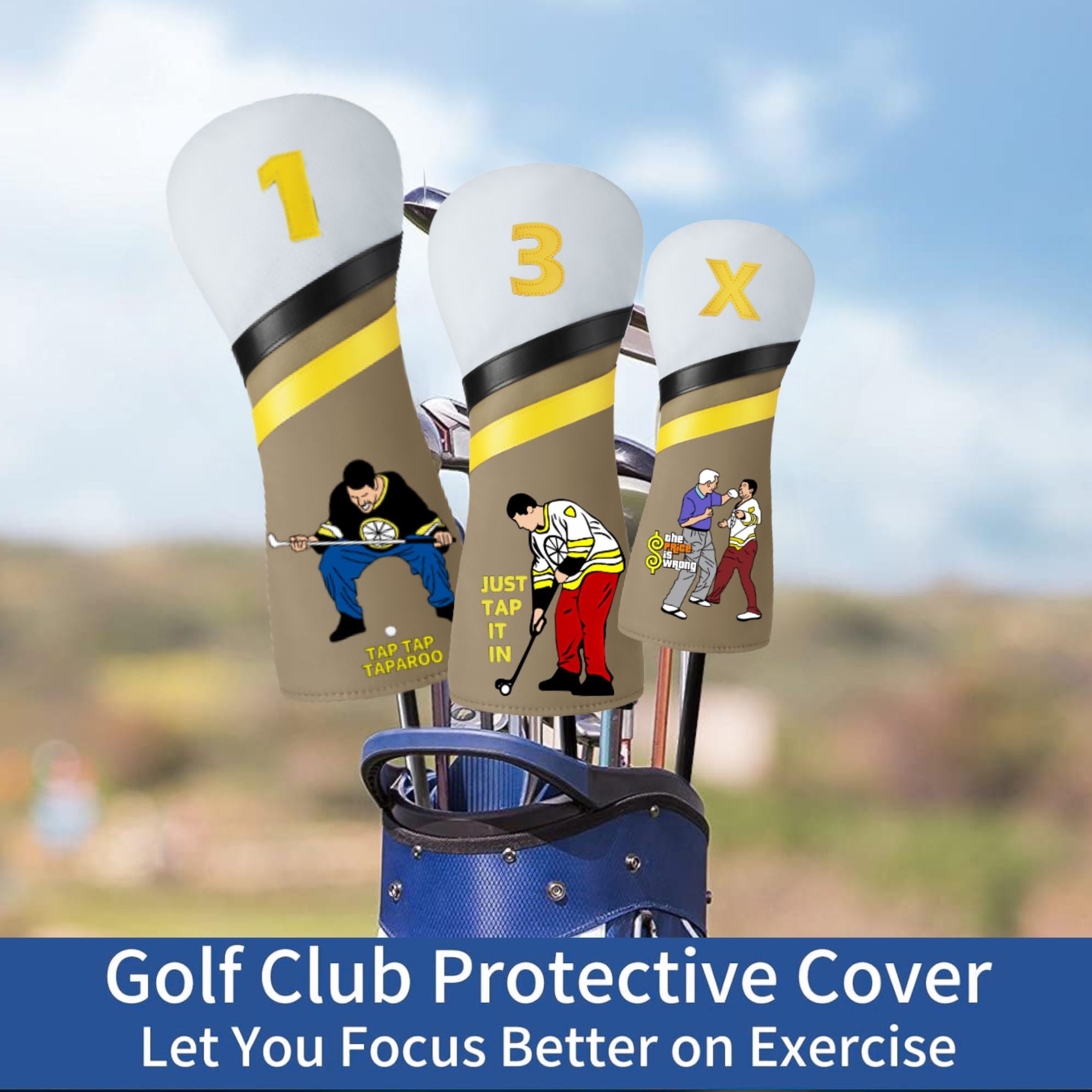 재미있는 기롬어 골프 클럽 커버 (드라이버, 페어웨이  - Golf Driver 리뷰 및 가격